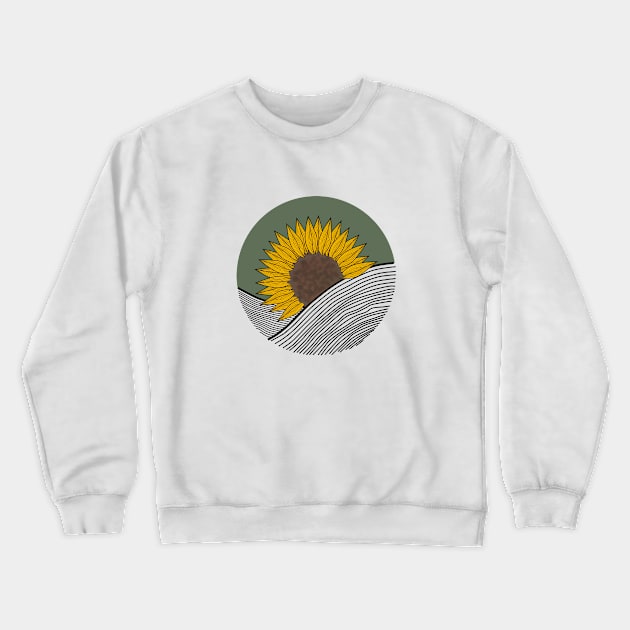 SunFlower Crewneck Sweatshirt by Jung Style